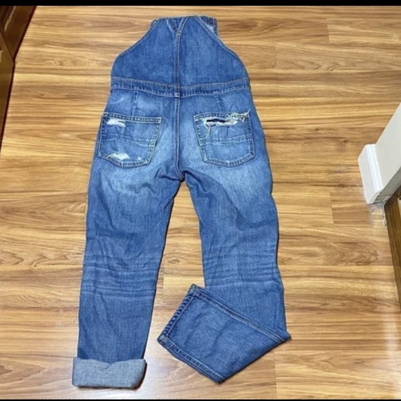 AEO Distressed Overalls - Picture 5 of 8